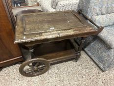 20th Century tray topped tea trolley