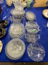 Mixed Lot: Various pressed glass bowls to include Coronation of George VI example and various
