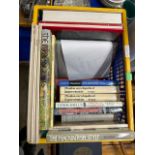 Box of various art reference books