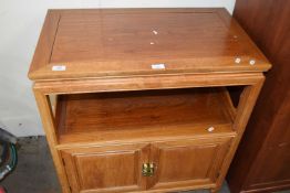 Modern Chinese hardwood side cabinet with cupboard base