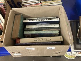 Box of various assorted books