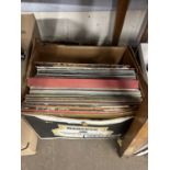 One box of various LP's