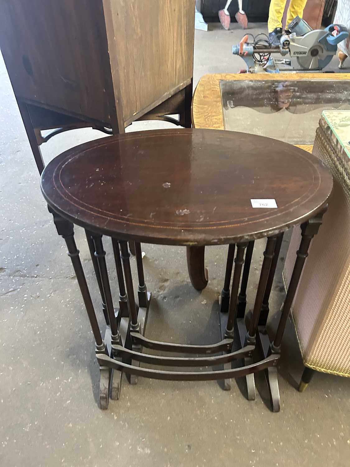 Nest of three Edwardian tables