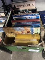 One box of mixed books to include travel interest