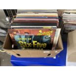 Box of various assorted LP's