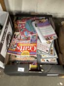 One box of various arts and crafts and cooking magazines and pamphlets