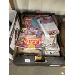 One box of various arts and crafts and cooking magazines and pamphlets