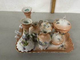 Porcelain dressing table set