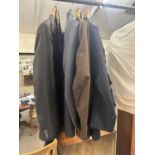Group of four various gents vintage suit jackets and trousers