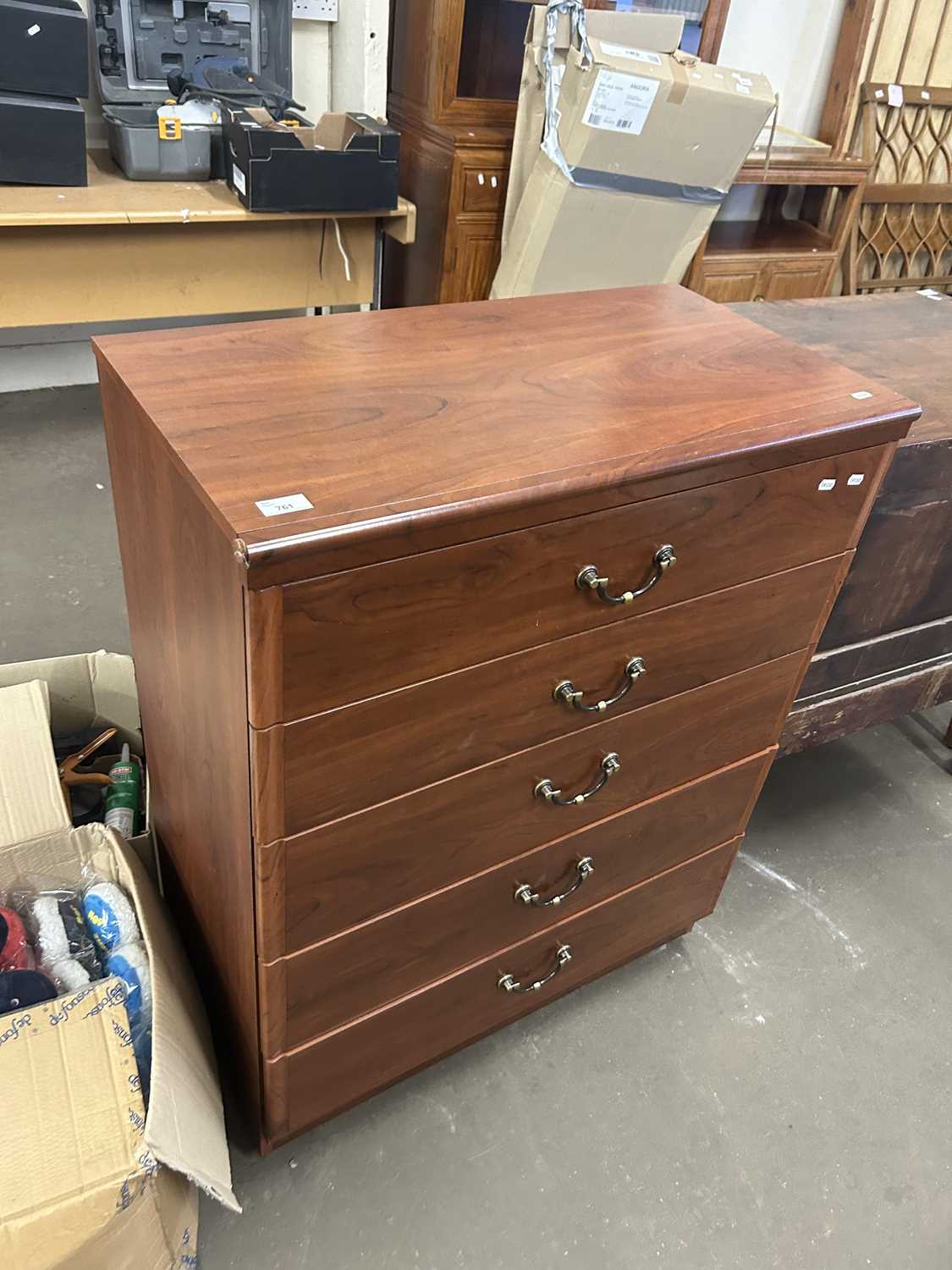 An Alstons mahogany finish bedroom chest