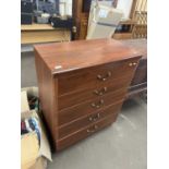 An Alstons mahogany finish bedroom chest