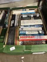 One box of mixed books, war interest