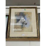 John Paley (British, 20th century), 'Snoopy', pastel, signed, 34x39cm, framed and glazed