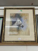 John Paley (British, 20th century), 'Snoopy', pastel, signed, 34x39cm, framed and glazed
