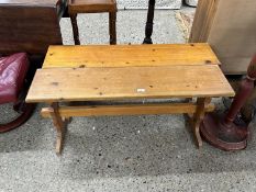 Pair of pine benches