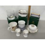 House of Commons Interest - A collection of various commemorative ceramics and glass wares to