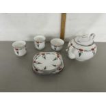 A Shelley part tea service, pattern number 11724