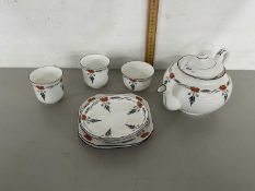 A Shelley part tea service, pattern number 11724