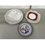 Mixed Lot: Assorted plates to include royalty interest