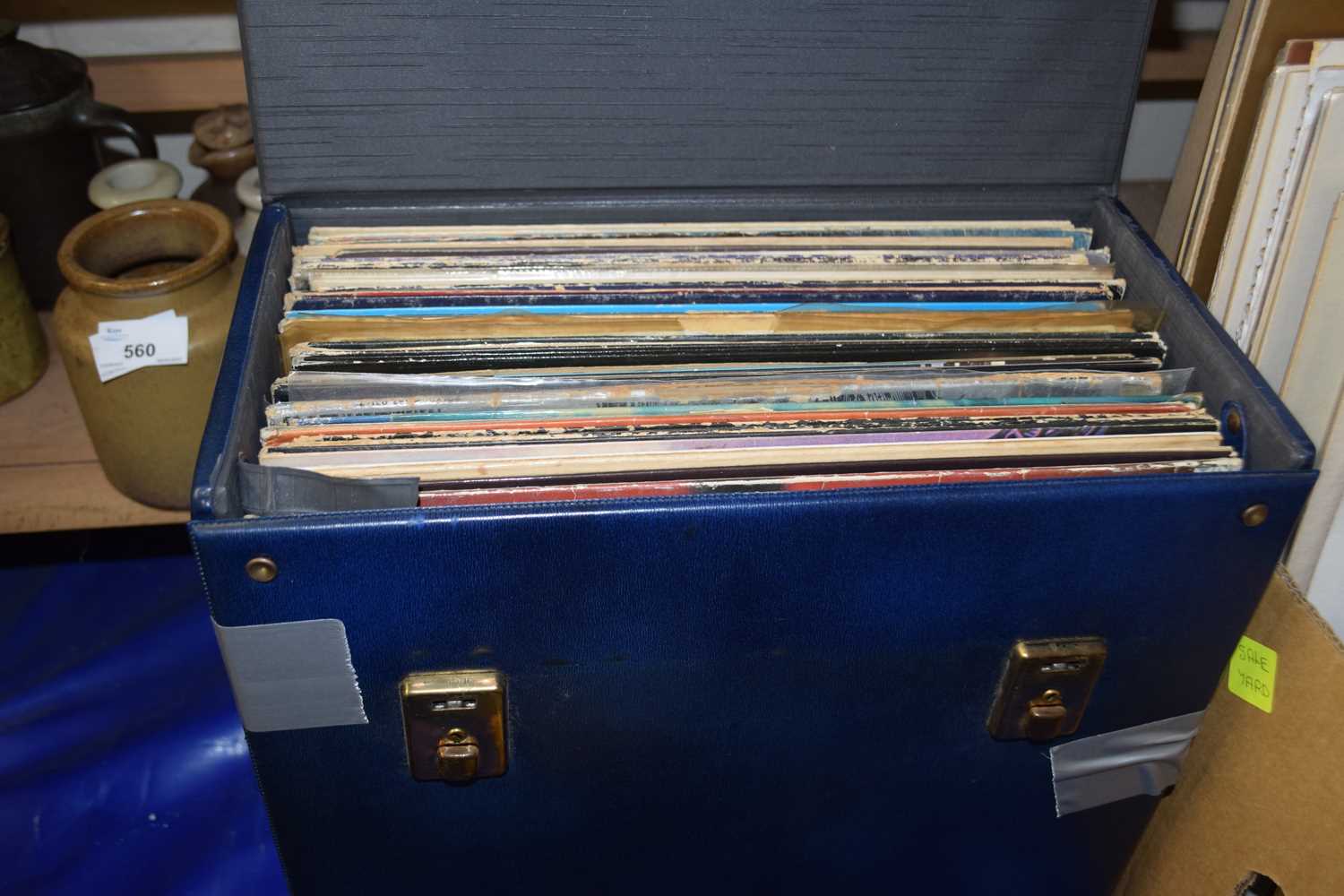 Case of assorted LP's