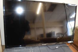 Panasonic flat screen LED TV with instructions and remote control