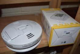 Electronic blood pressure monitor and a smoke alarm (2)