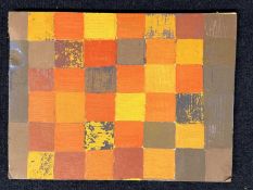 Derek Inwood (1925-2012). Oil on foam board, Abstract, unframed, Size approximately: 22x30cm