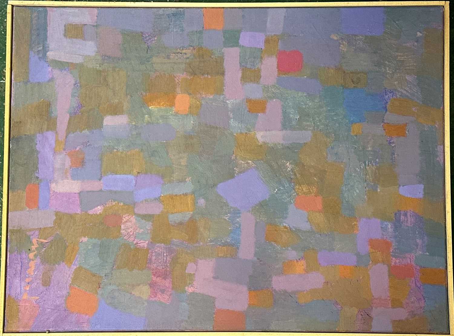 Derek Inwood (1925-2012). oil on canvas, Abstract, unsigned, framed,