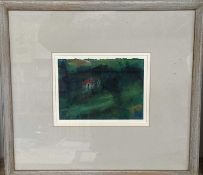 Leslie Marr. watercolour, "Tuscan Landscape", prov School House Gallery (label verso) ,