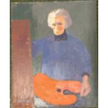 Derek Inwood (1925-2012). oil on board, Portrait, P"Portrait of a Painter", signed, titled verso,