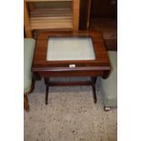 Small drop leaf display top coffee table