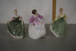 Group of three Royal Doulton figurines