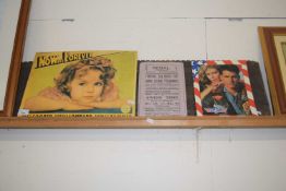Mixed Lot: Small Top Gun advertising card, a reproduction Now and Forever metal advertising sign and