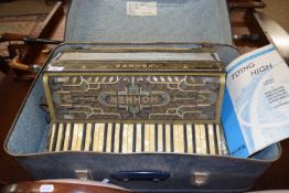 A vintage Hohner accordion