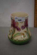 A Foley Wileman floral decorated vase