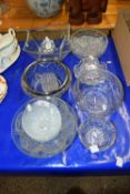 Mixed Lot: Various glass bowls, dishes etc