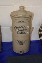 A vintage Cheavins water filter