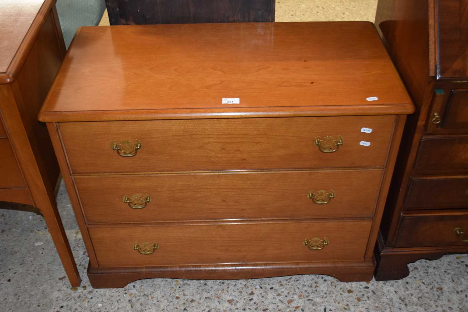 A Stag three drawer bedroom chest