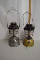 Two vintage tilley lamps