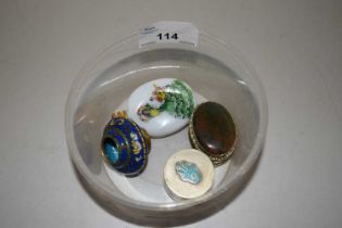 Small perfume bottle and other items