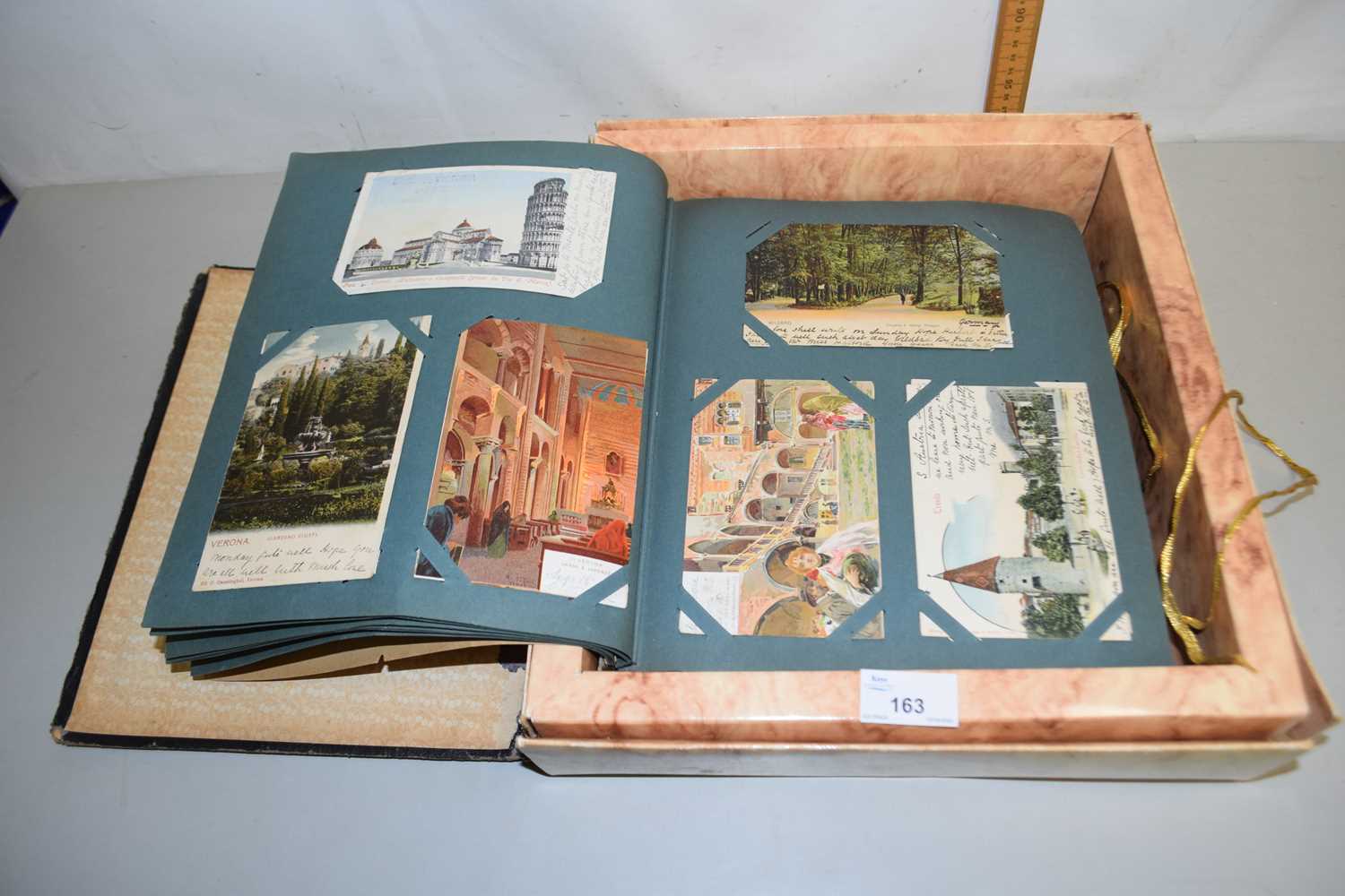 Early 20th Century postcard album and various topographical postcards