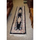 Modern Chinese type floral runner carpet