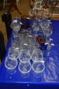 Large Mixed Lot: Various 20th Century drinking glasses