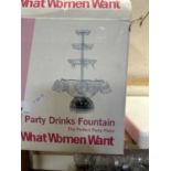 A party drinks fountain, boxed