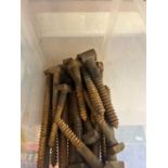 Box of iron bolts