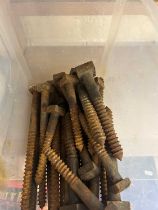 Box of iron bolts