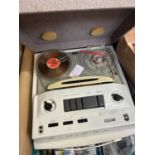A Rivei tape recorder, three speeds/two track