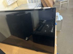 A panasonic flat screen TV