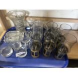 Quantity of assorted glass ware