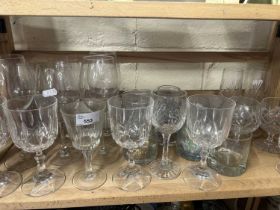 Mixed Lot: Various drinking glasses